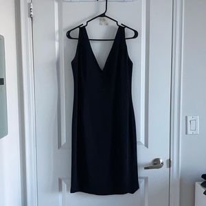 Vintage Wayne Clark black knee length dress